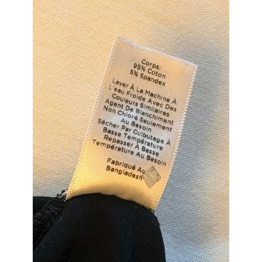 Talbots Woman Black Cotton Spandex Scoop Neck Tank Top Plus Size 3X BD5147 - Picture 6 of 6